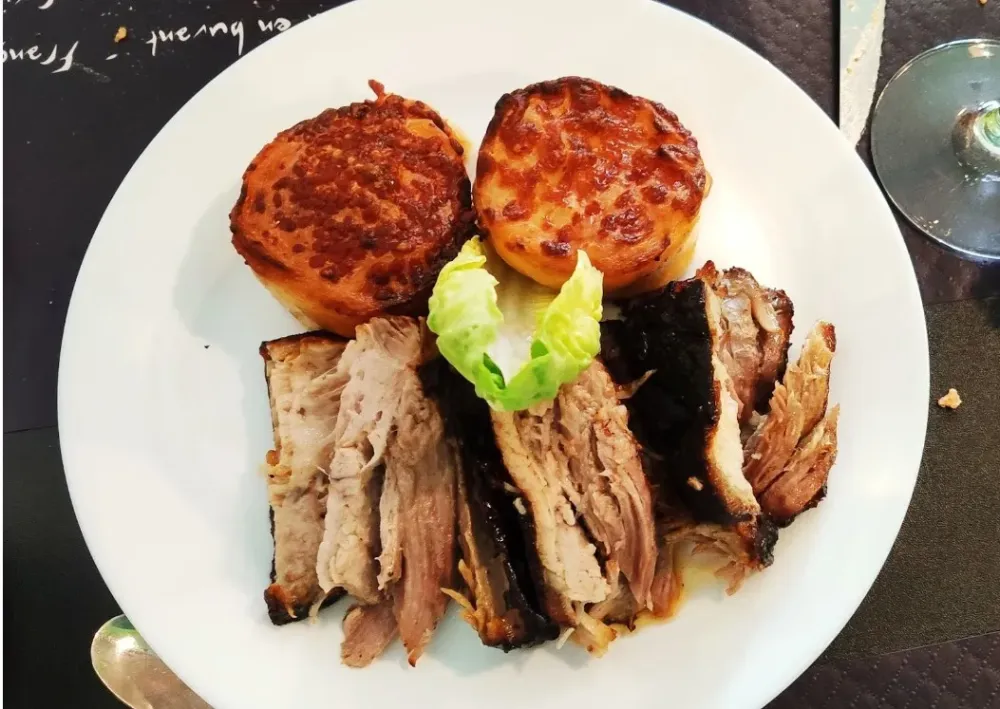 Menu du midi à Bussac